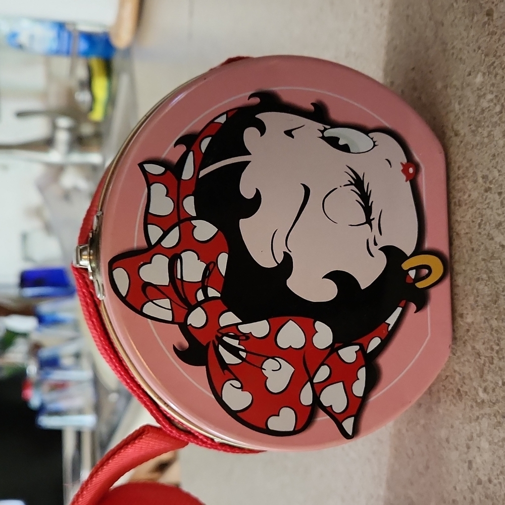 Betty Boop Wink Tin Purse Vintage